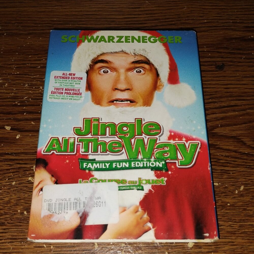 Jingle All the Way (DVD, 2007, Widescreen) w/ slip cover Arnold Schwarzenegger